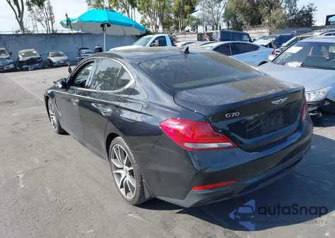 2021 Genesis G70 2.0T Rwd из США, поврежденный, VIN KMTG44LA2MU067052